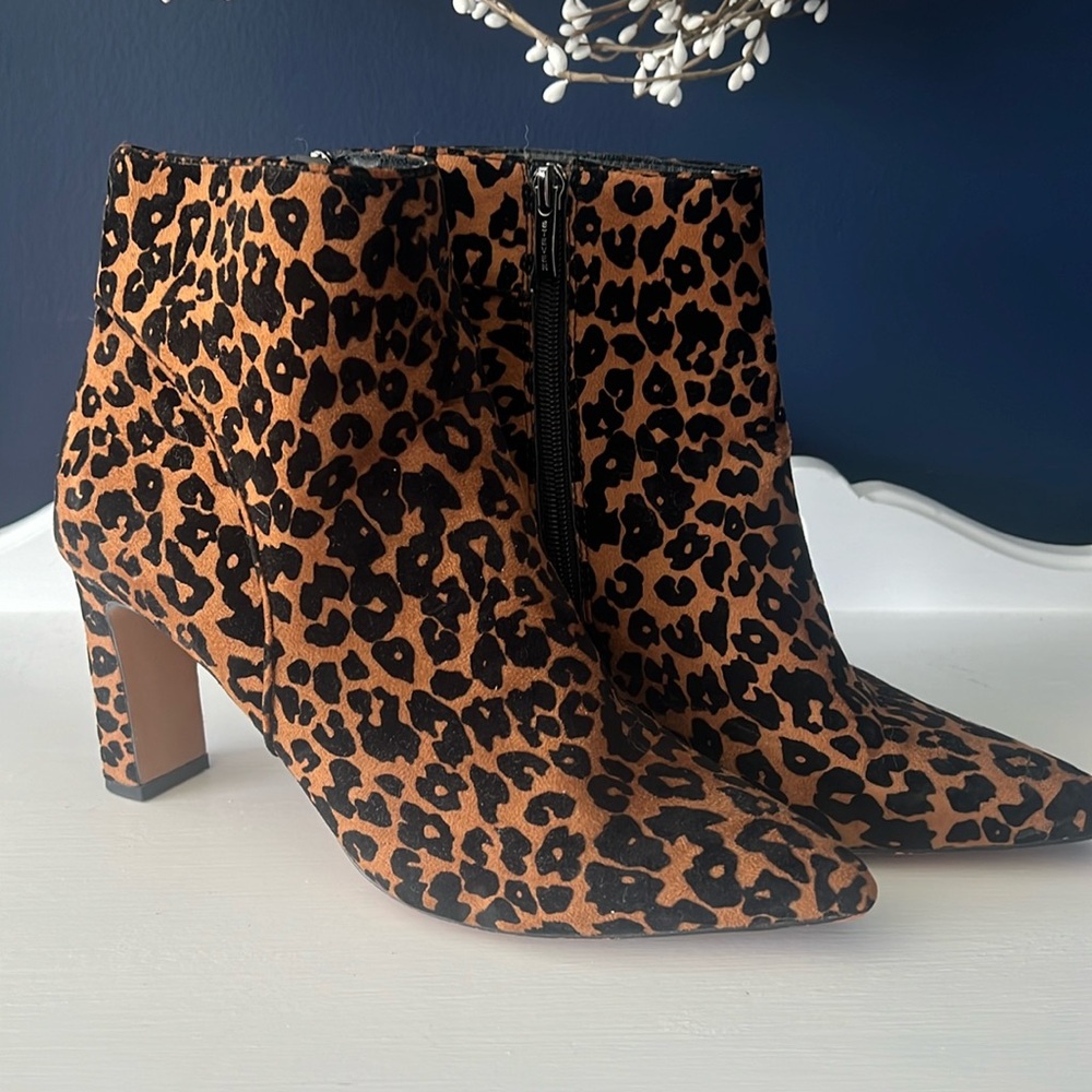 Leopard Print Booties Steve Madden - image 1